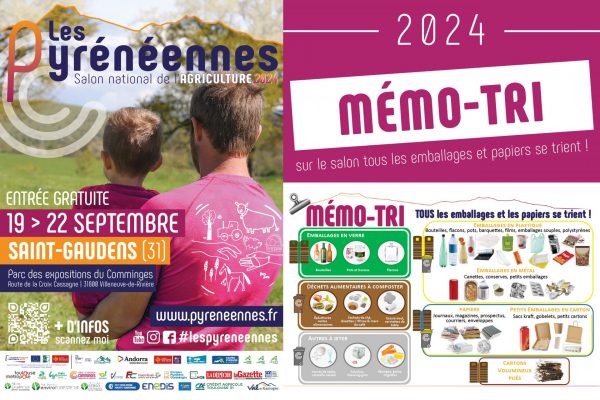 Sur le salon, tous les emballages et papiers se trient